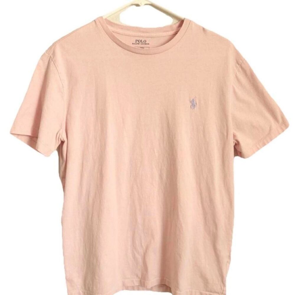 Polo Ralph Lauren Men’s Medium Pink Crewneck T-Shirt